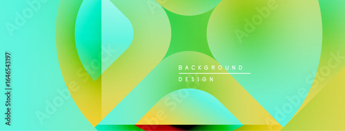 Abstract fluid shapes blend vibrant colors. Gradient transitions create dynamic visual effect. Modern design element for backgrounds.