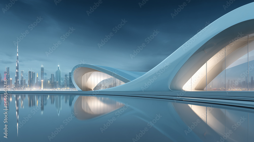Fototapeta premium abstract blue background