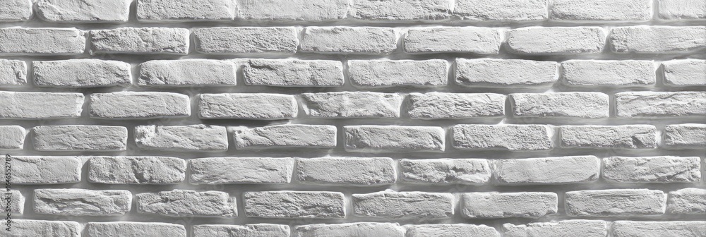 Obraz premium Light gray brick wall texture