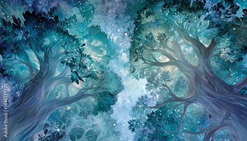 FLORESTA ENCANTADA: ÁGUAS-MARINHAS E LUMINESCÊNCIA