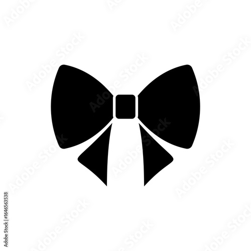 Elegant Formal Bow Tie Vector in Bold Style