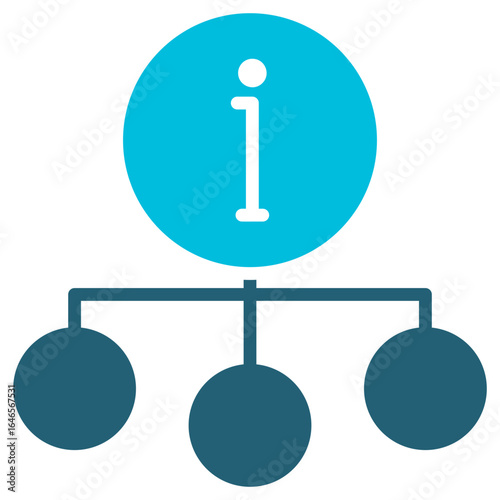 Fundamental Glyph Blue Icon