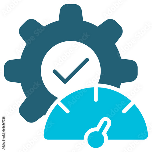 Optimize Glyph Blue Icon