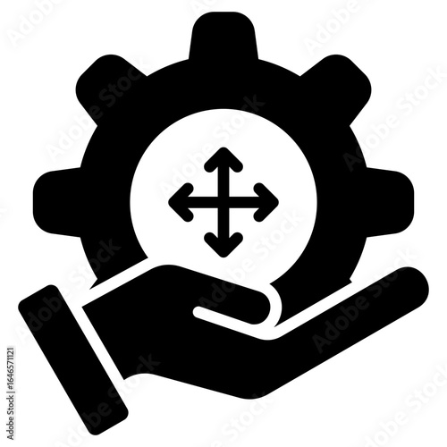 Lead Glyph Black Icon