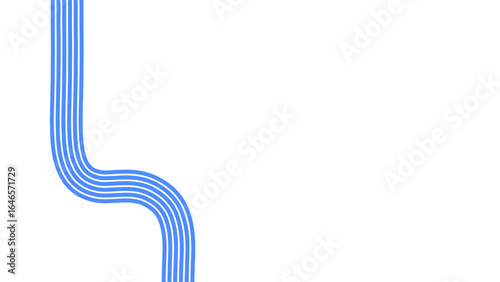 Blue wavy line abstract background design