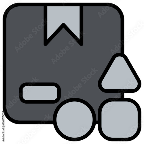 Goods Grey Icon Editable Stroke