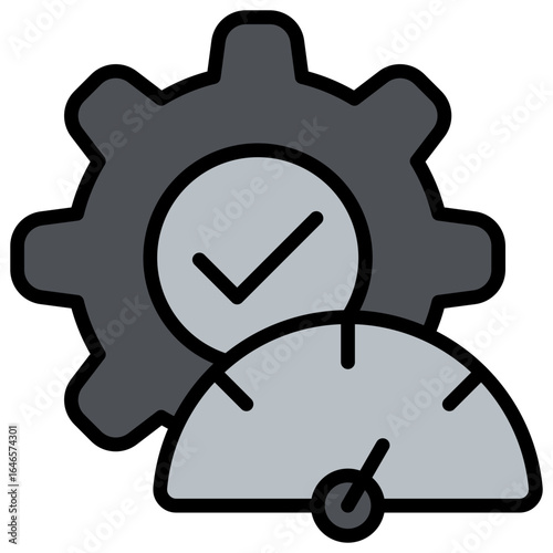 Optimize Grey Icon Editable Stroke