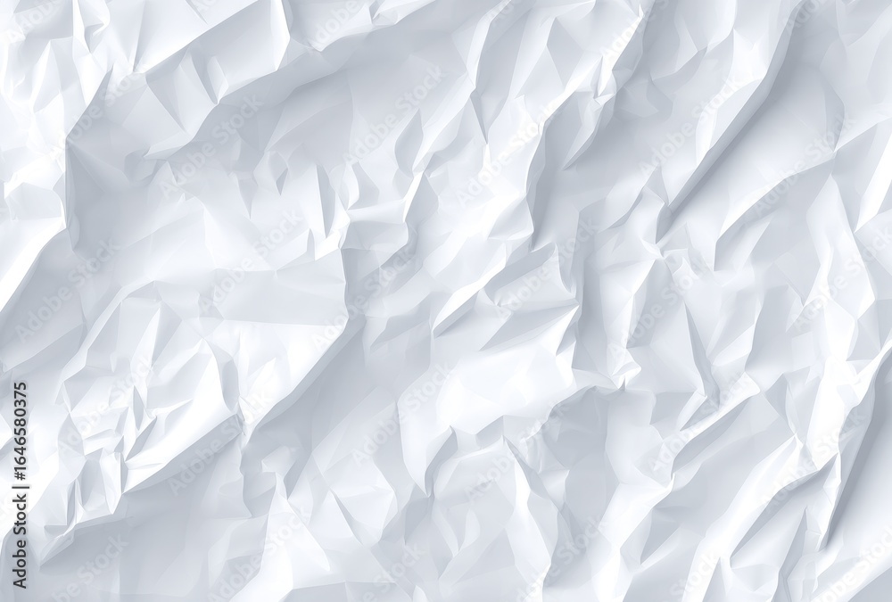 Obraz premium Crumpled white paper texture (20)