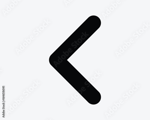 Left Arrow Sign Less Than Symbol Turning Road Traffic Icon Swipe Gesture Backward Point Pointer Arrowhead Guide Path Position Navigation Back Before