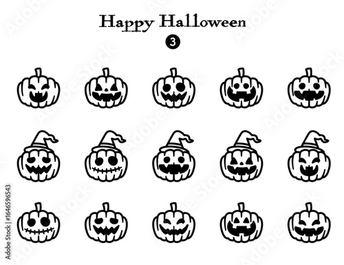 シンプルアイコン集 ハロウィン