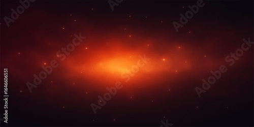 Abstract space background with stars and glowing cosmic elements