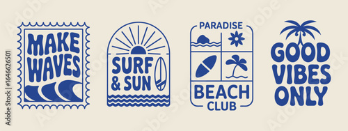 Surf's Up! Summer Vibes Beach Club Designs