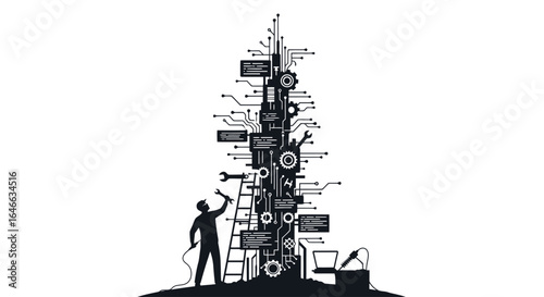 maintaining complex systems a technician troubleshooting and optimizing a network infrastructure for peak performance