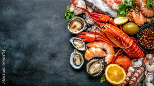 Seafood Extravaganza: A Culinary Delight of Fresh Lobster, Shrimp, Oysters, and Mussels
