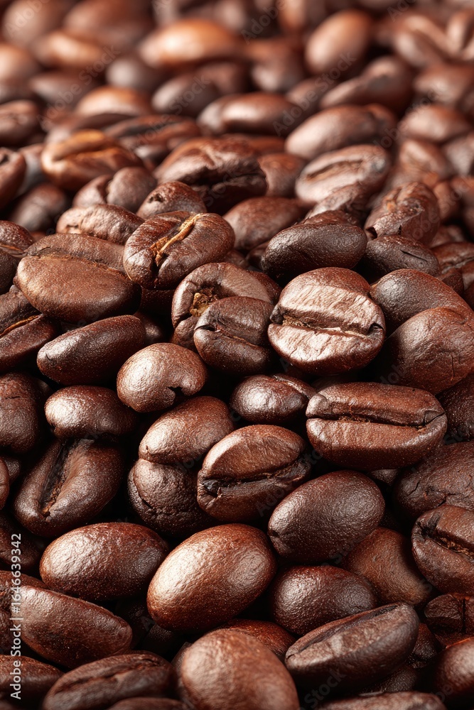 Fototapeta premium Close-up of roasted coffee beans (5)