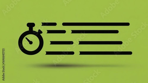 Dynamic countdown timer animation emphasizes speed and efficiency seamlessly