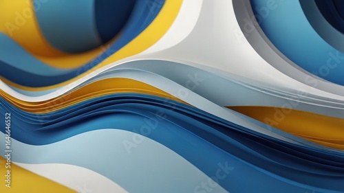 Gradient abstract curve wave wavy line background for creative project