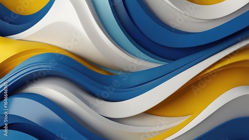 Gradient abstract curve wave wavy line background for creative project