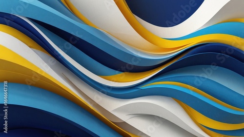 Gradient abstract curve wave wavy line background for creative project