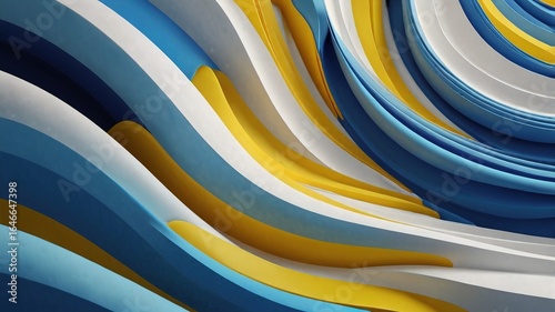 Gradient abstract curve wave wavy line background for creative project