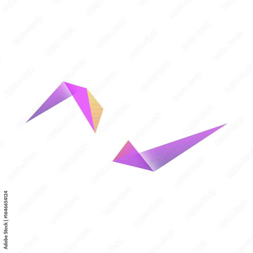 Naklejka premium Abstract geometric shapes on a gray background