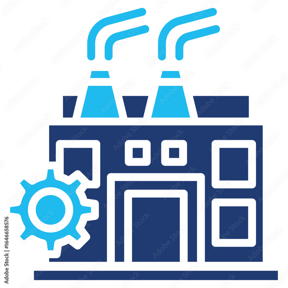 Obraz premium Manufacturing Icon