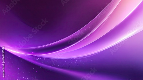 Elegant purple abstract background with flowing lines and sparkling light for vibrant designs, modern presentations, or creative marketing campaigns that need energy