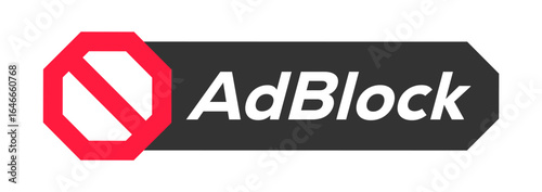web adblocker button ui
