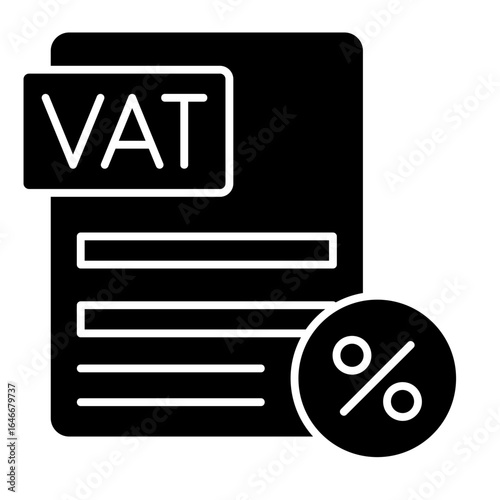 Vat  Icon Element For Design