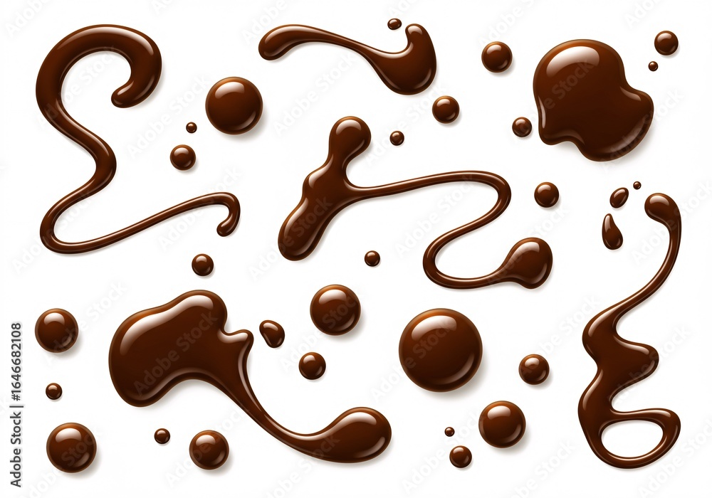 Fototapeta premium Chocolate Splashes