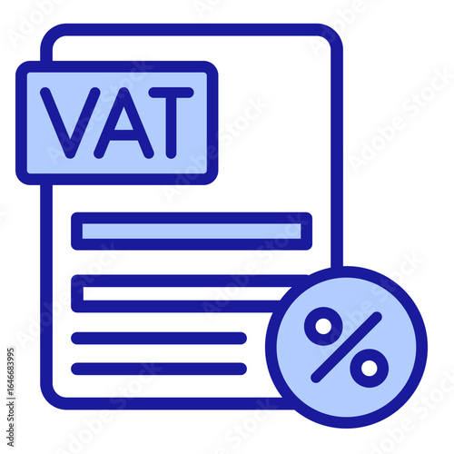 Vat  Icon Element For Design