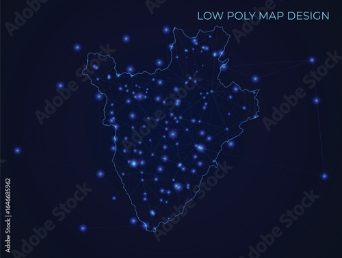 abstract digital networking connectivity vector map design