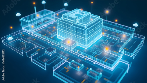 Medical technology A digital twin hospital creates a real-time simulation of patient flow, resource use, and emergency response by integrating IoT devices(4)