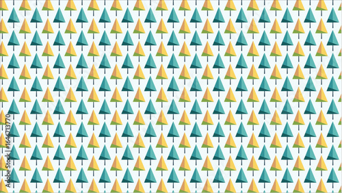 A versatile set of abstract Christmas tree icons and graphics, ranging from simple geometric forms to artistic interpretations, perfect for modern holiday branding.