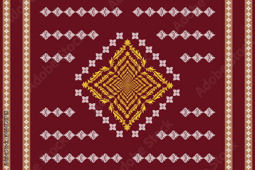 Ethnic art, Demark design, fabric pattern, folk fabric pattern, carpet design, cover, wrap, fabric, wallpaper, product texture pattern.	