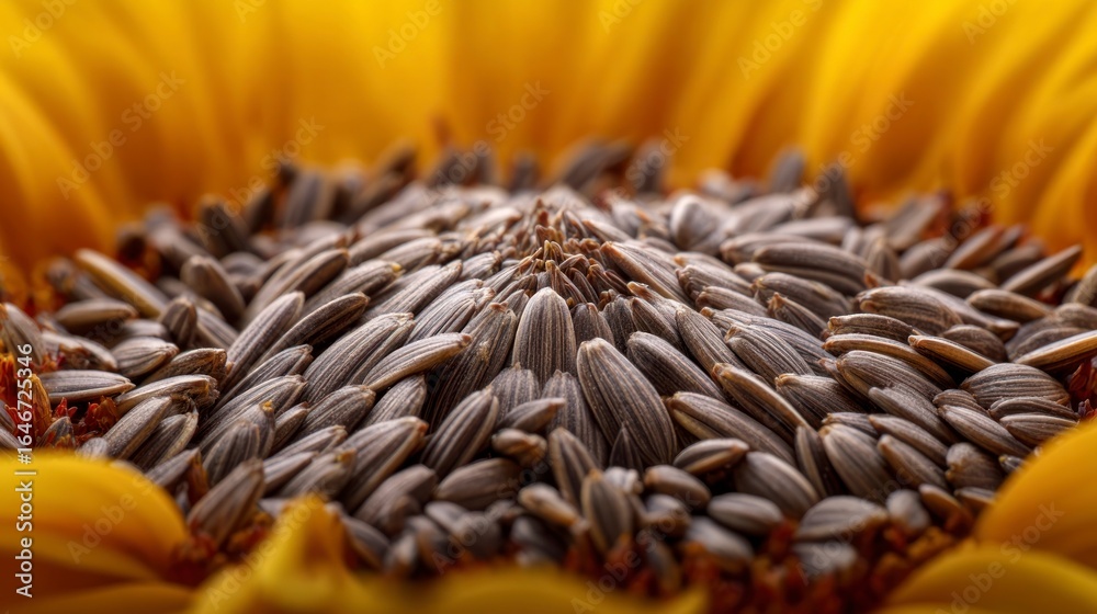 Obraz premium Sunflower seeds closeup