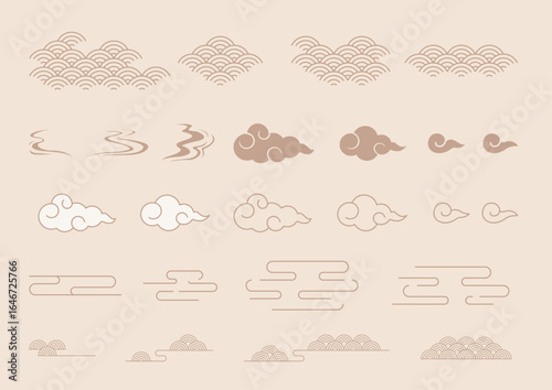 Vector illustration of traditional Korean pattern.