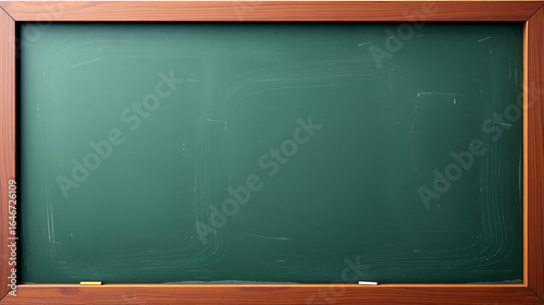 Old blank blackboard isolated on transparent background