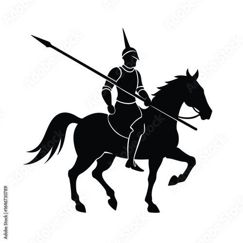 knight on horseback
