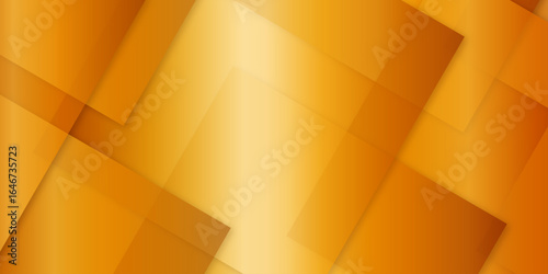 Abstract yellow, orange technology concept diamond triangle geometric line background. modern seamless business technology concept geometric shapes. squares and triangle with soft shadows as pattern.