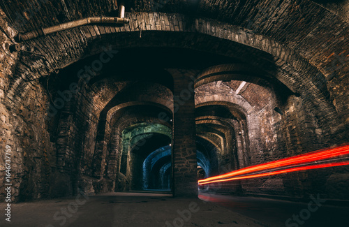 Guanajuato mexico Street Underground Stone Tunnel ancient arches building historic mexican colonial heritage city