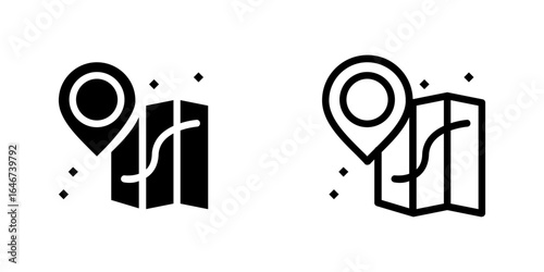 Pin icon set. Location icon vector. destination icon. map pin. EPS 10