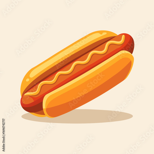hot dog vector illustration