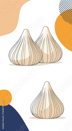 Sweet dumplings featuring coconut and jaggery filling wrapped in rice flour dough delicious indian dessert popular dish