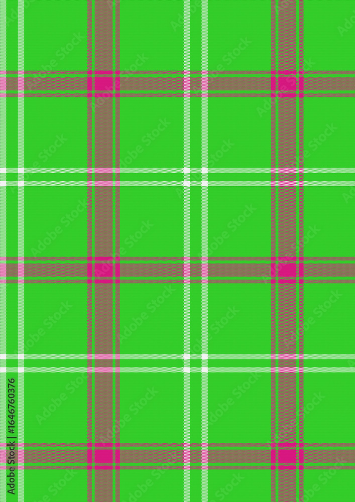 Fototapeta premium Abstract geometric pattern with colorful checkered plaid fabric texture