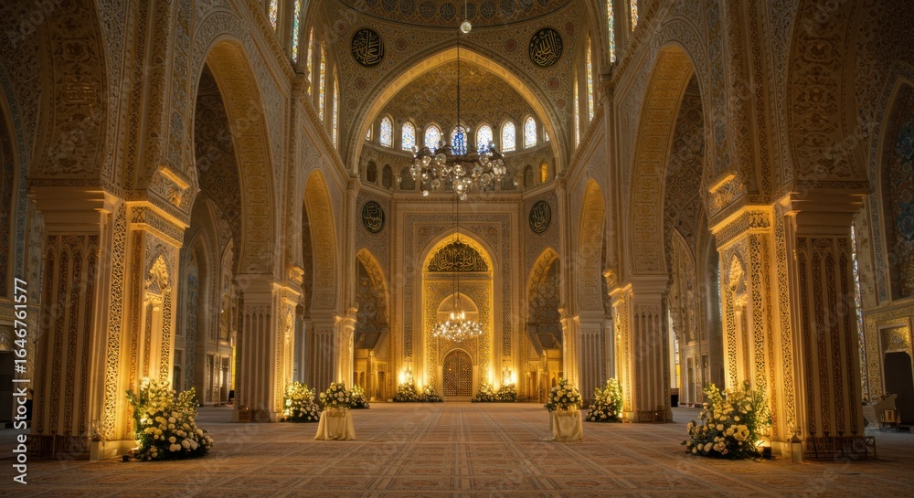 Obraz premium wedding venue at mosque