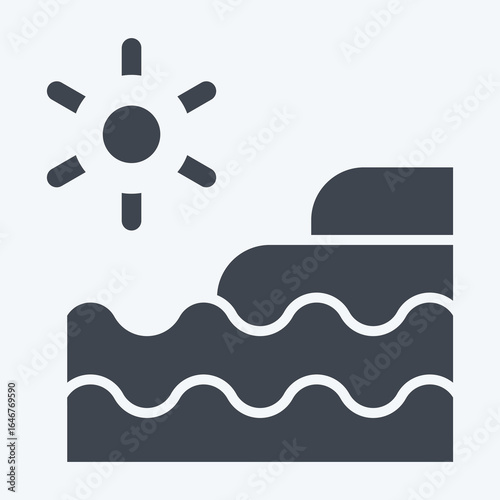 Icon Natural Resources. related to Natural Resources symbol. glyph style. design editable