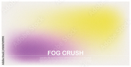 "Purple and Yellow Fog" Soft, hazy abstract background with a gentle blend of pastel purple and yellow on a light canvas.