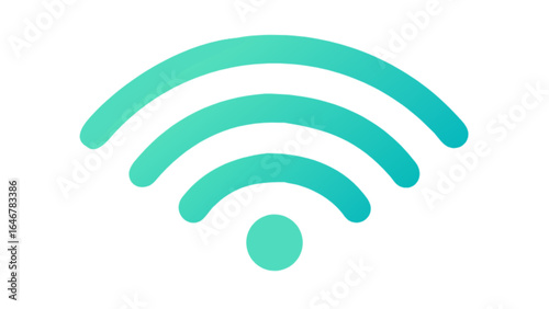 Wifi signal icon vector illustration wireless internet connection hotspot network connectivity symbol design