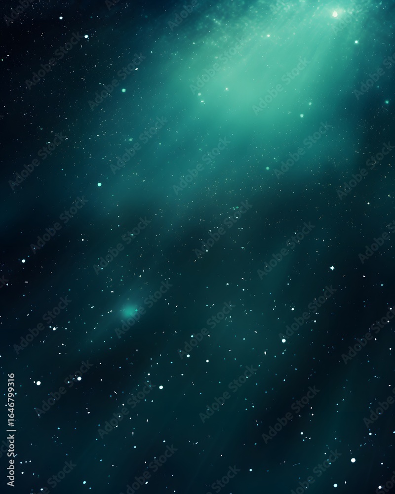 Fototapeta premium 우주를 향해 퍼지는 빛과 에너지
